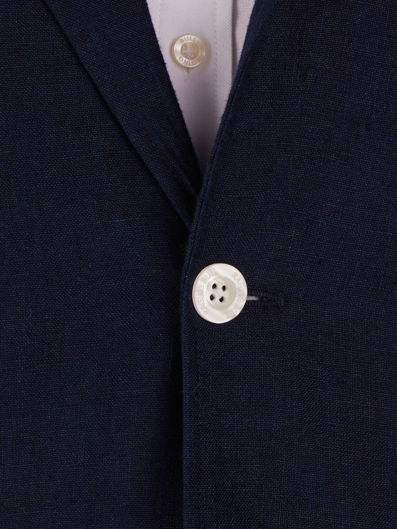 Linen Blazer - Navy