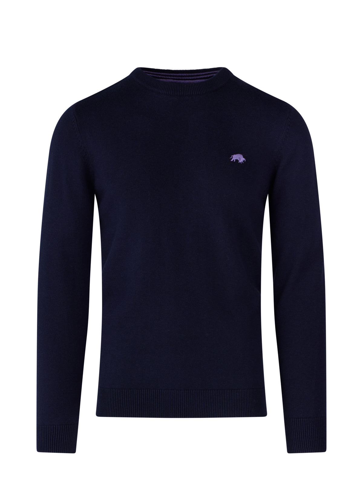 Lightweight Crew Neck Jumper - Navy