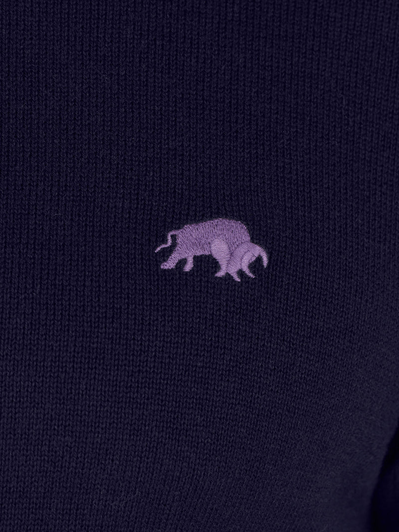 Lightweight Crew Neck Jumper - Navy