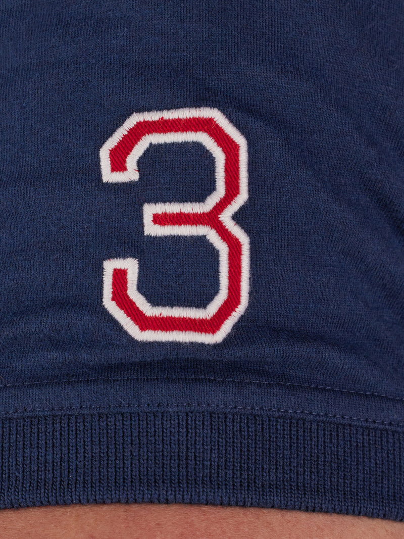 Number 3 Jersey Polo - Navy