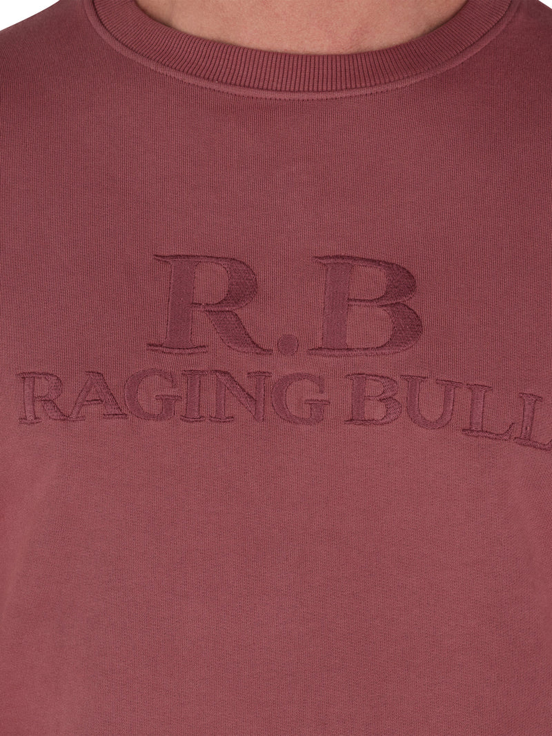 Rb Stitch Crew Neck Sweat - Rose
