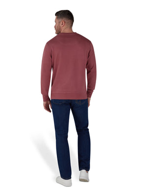 Rb Stitch Crew Neck Sweat - Rose