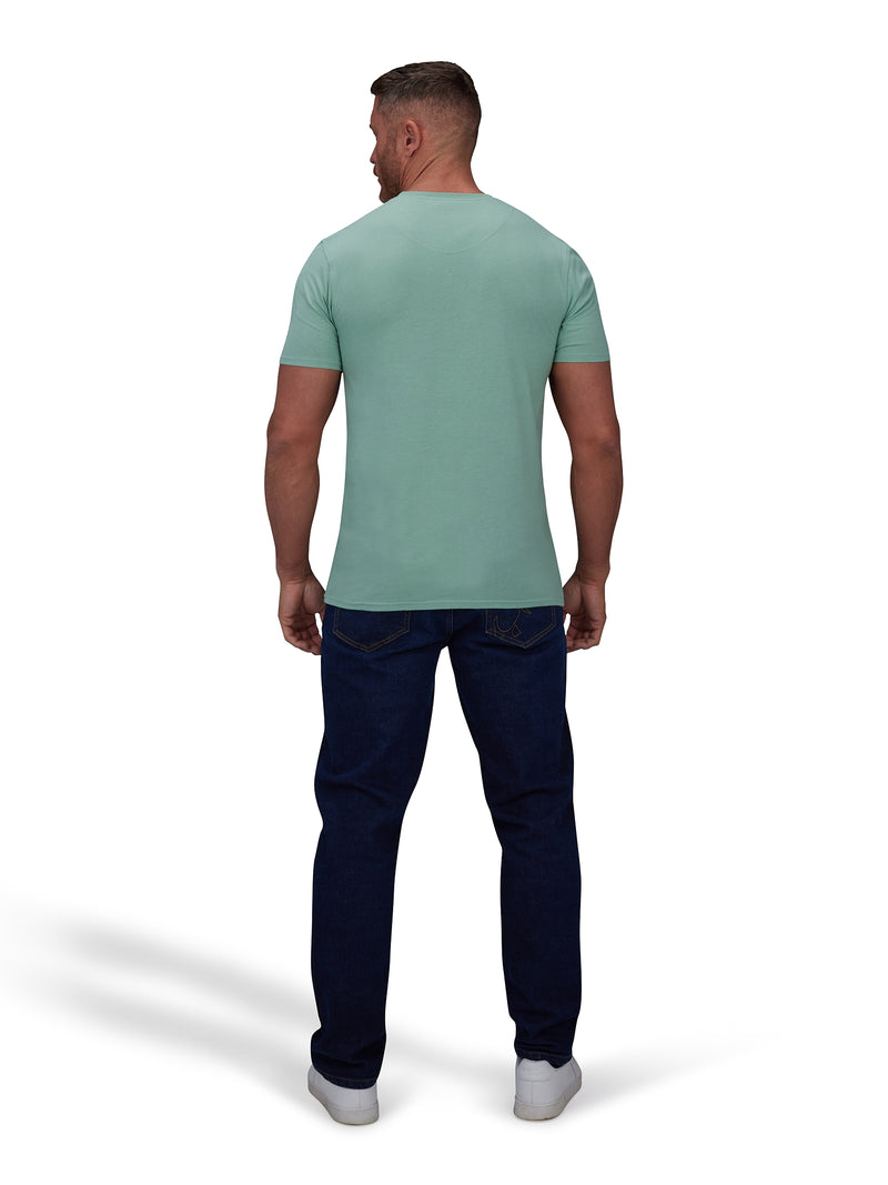 Camo Slash Bull T-Shirt - Sage