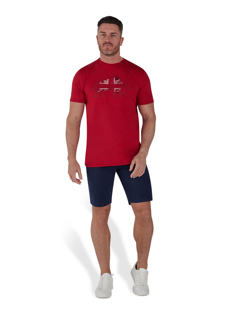 Slash Bull T-Shirt - Red
