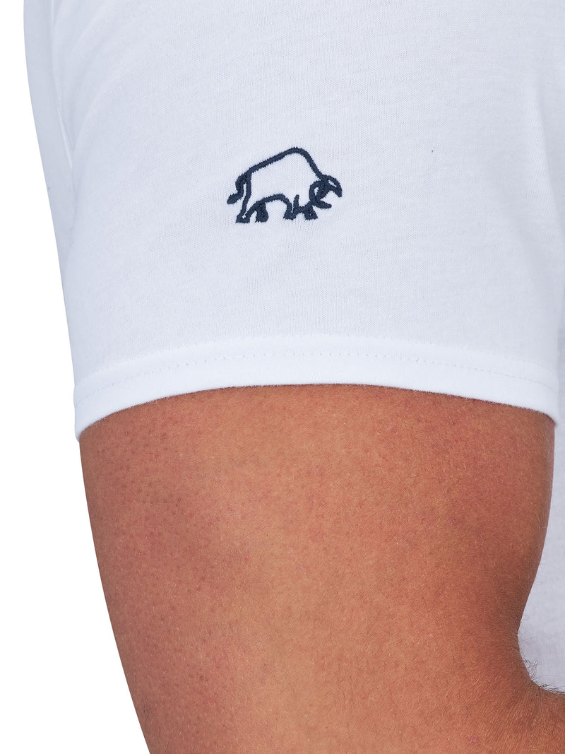 Palm Tree Bull T-Shirt - White