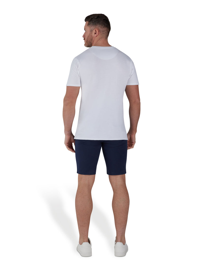 Cut And Sew T-Shirt - White
