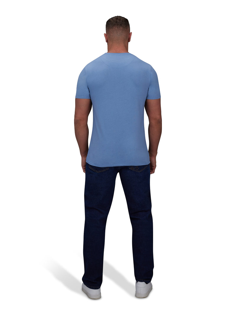 Flock Integrity And Honour T-Shirt - Chambray