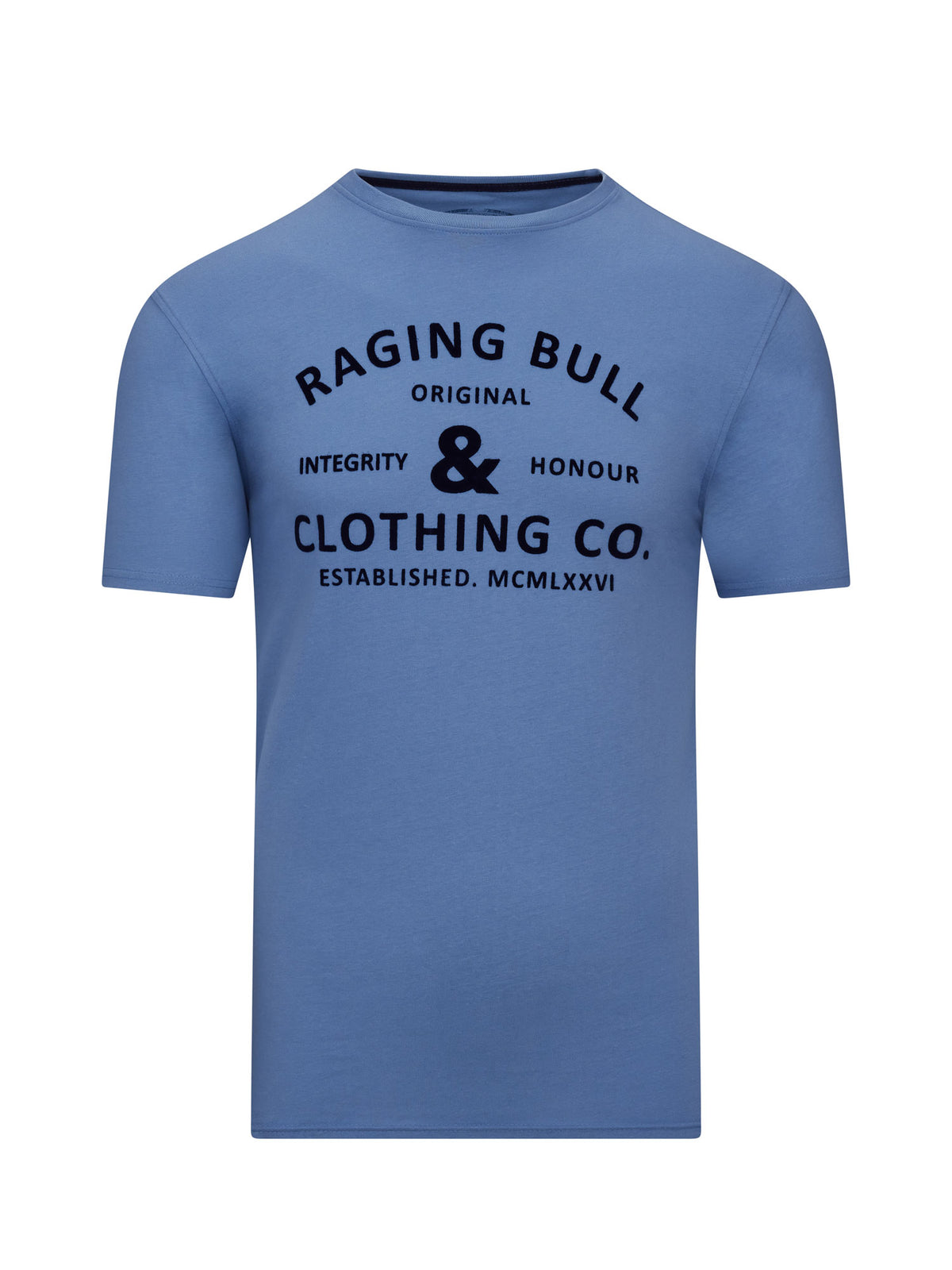 Flock Integrity And Honour T-Shirt - Chambray