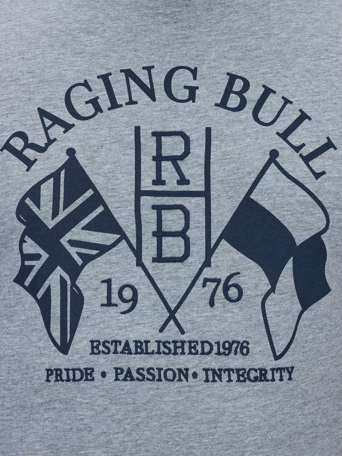 Flags T-Shirt - Grey Marl