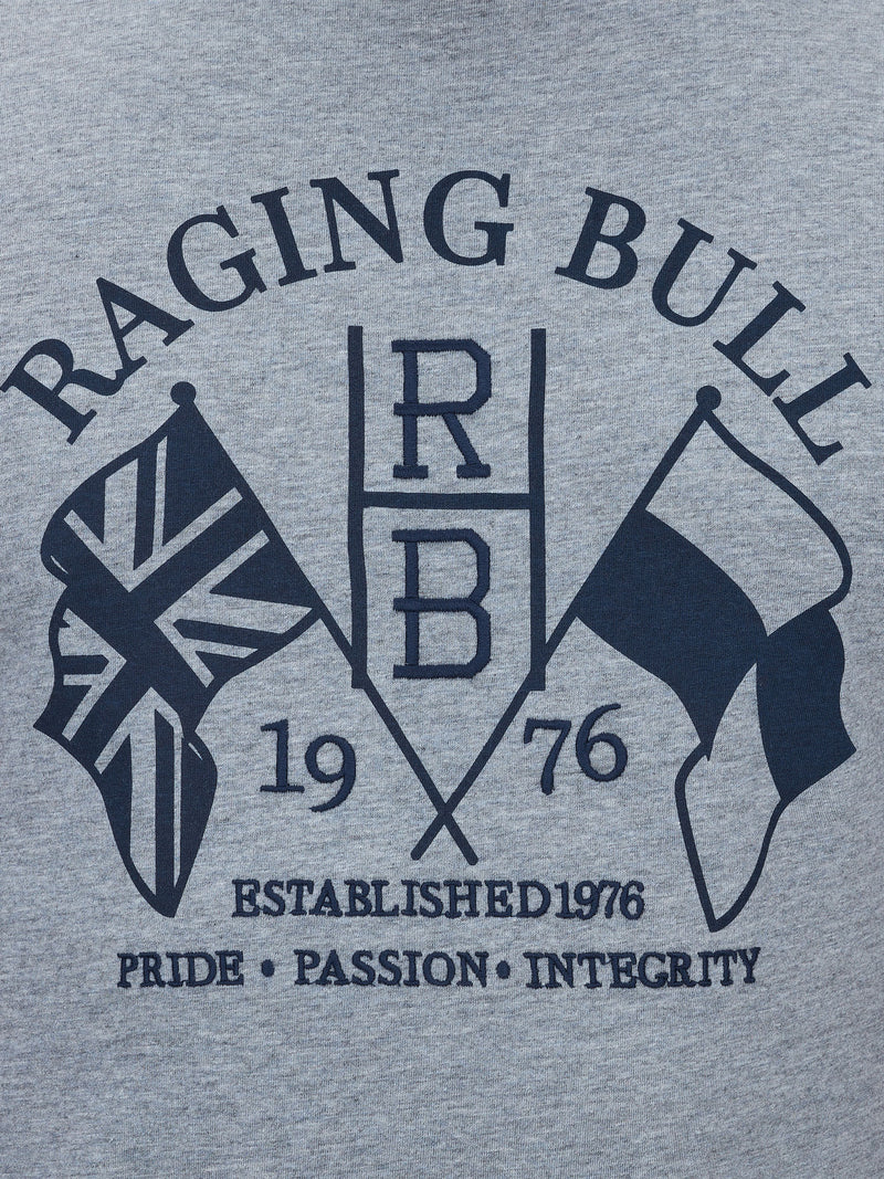 Flags T-Shirt - Grey Marl