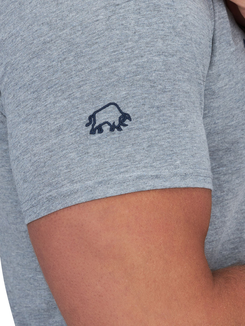 Flags T-Shirt - Grey Marl