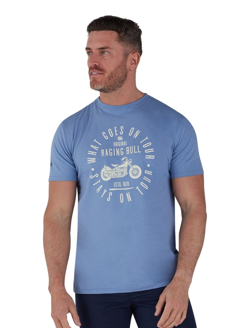 What Goes On Tour T-Shirt - Chambray